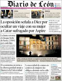 Portada de Diario de León (España)