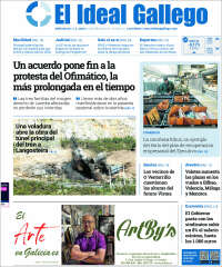 Portada de El Ideal Gallego (España)