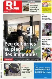 Portada de Le Republicain Lorrain (Francia)
