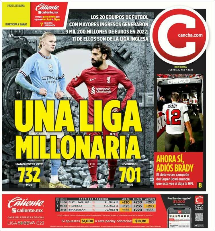 Portada de Cancha (M&eacute;xico)
