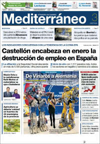 Portada de El Periódico Mediterraneo (Spain)
