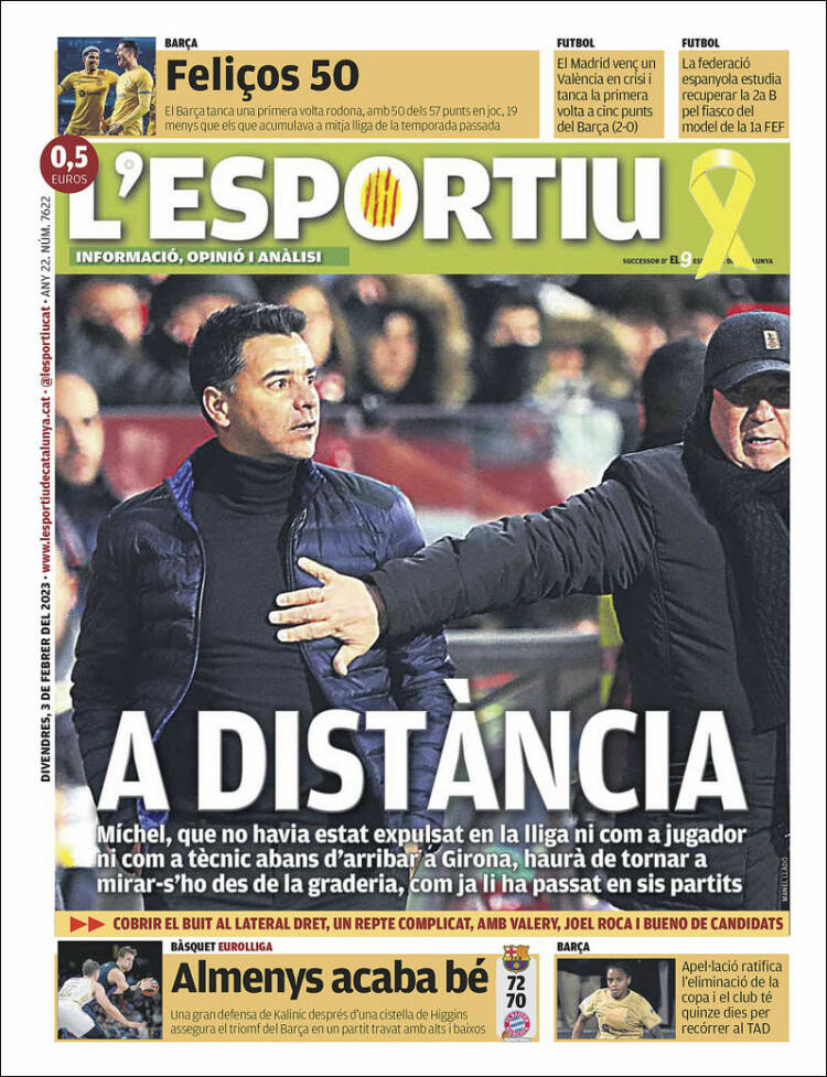 Portada de L'Esportiu : Girona (España)