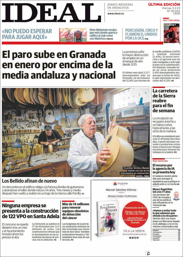 Portada de Ideal (España)