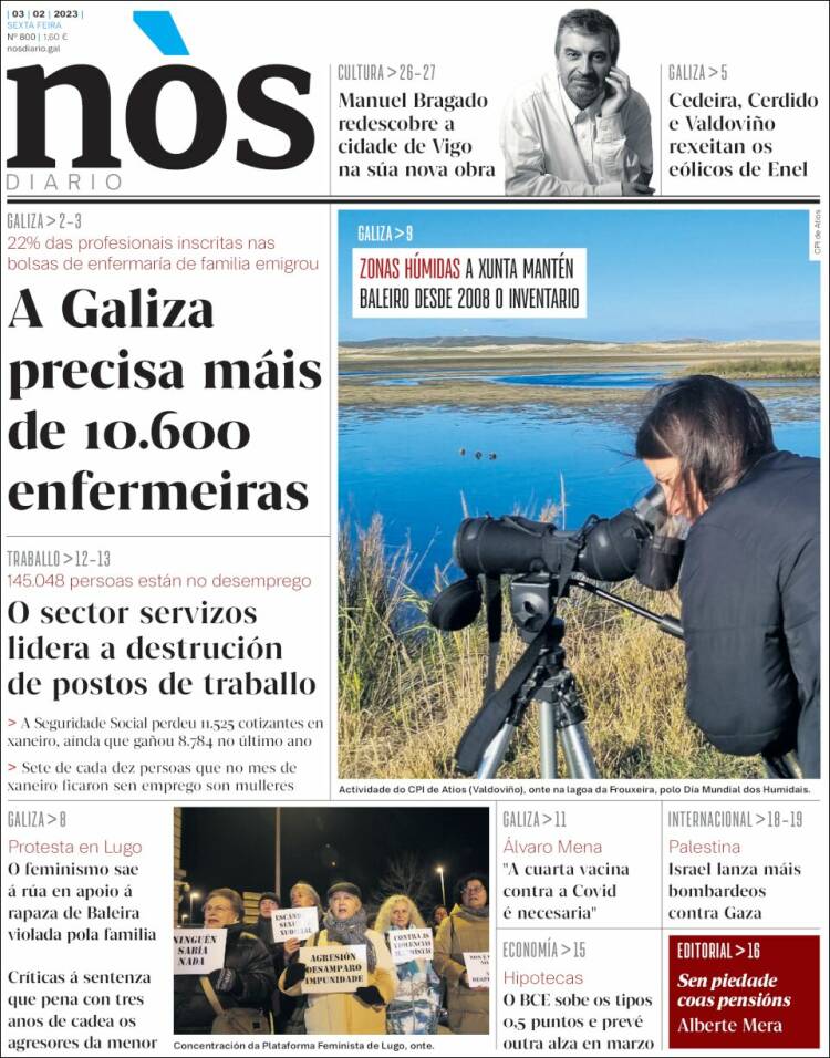 Portada de Nòs Diario (España)