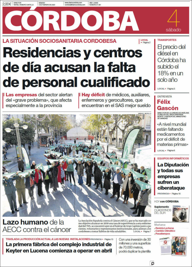 Portada de Diario de Córdoba (Espa&ntilde;a)