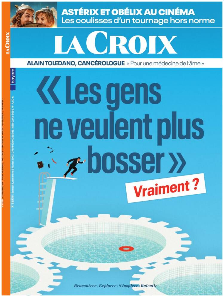 Portada de La Croix (Francia)