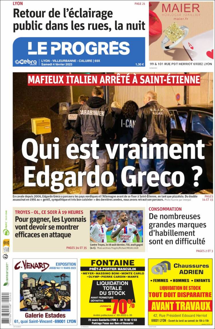 Portada de Progres de Fecamp (Francia)