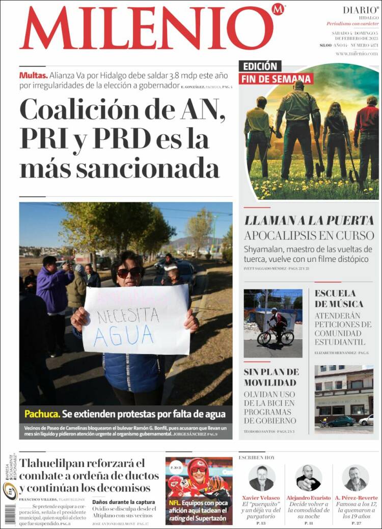 Portada de Milenio de Hidalgo (M&eacute;xico)