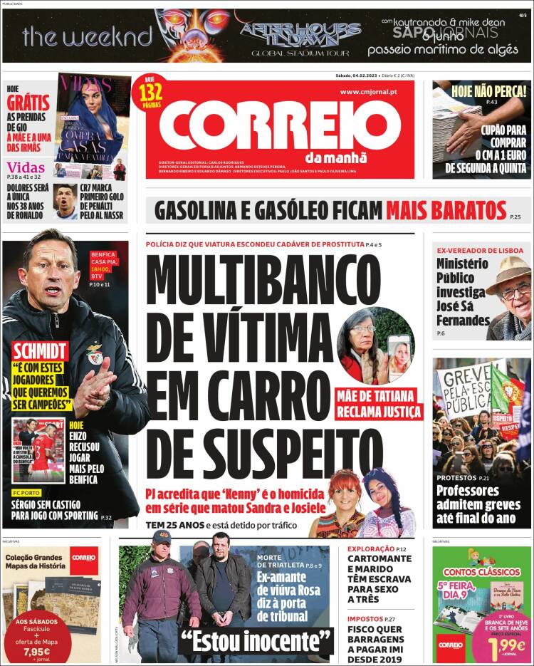 Portada de Correio da Manhã (Portugal)