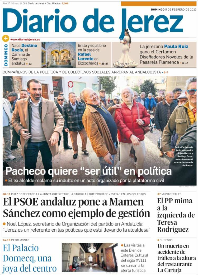 Portada de Diario de Jerez (España)