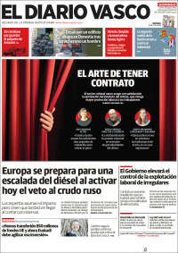 Portada de Diario Vasco (España)