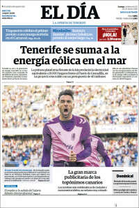 Portada de El Día (España)