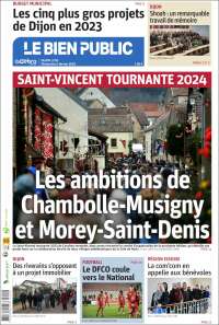 Portada de Le Bien Public (Francia)