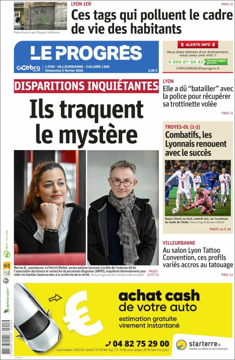 Portada de Progres de Fecamp (Francia)