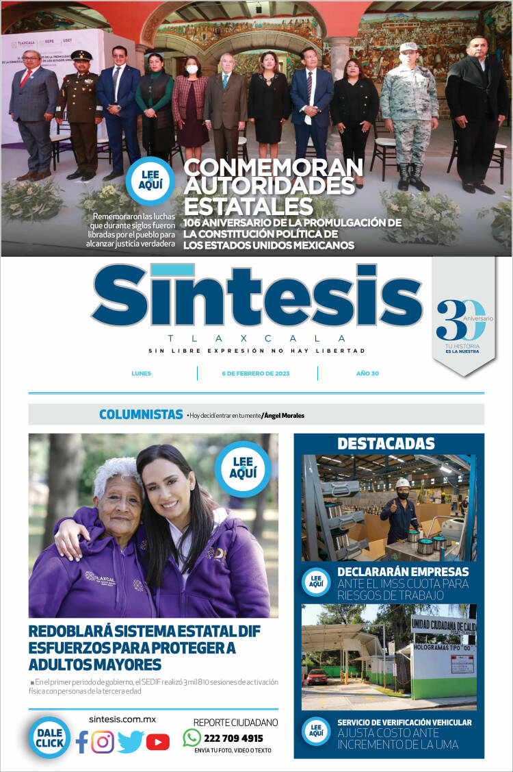 Portada de Síntesis de Tlaxcala (M&eacute;xico)