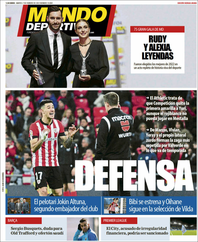 Portada de Mundo Deportivo Bizkaia (Espa&ntilde;a)