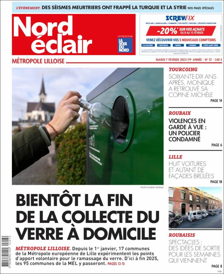 Portada de Nord Éclair (Francia)