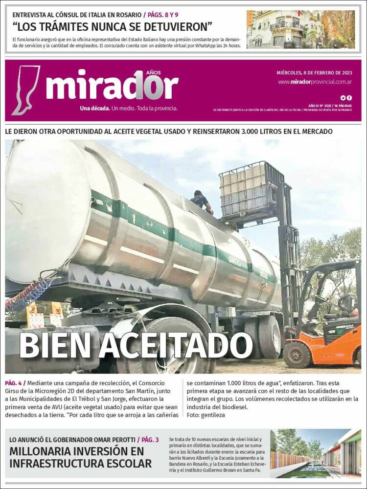 Portada de Mirador Provincial (Argentina)