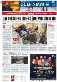 Portada de Gulf News (Asia-Pacific)