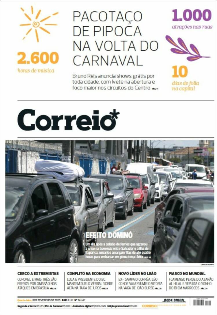 Portada de Correio* (Brasil)