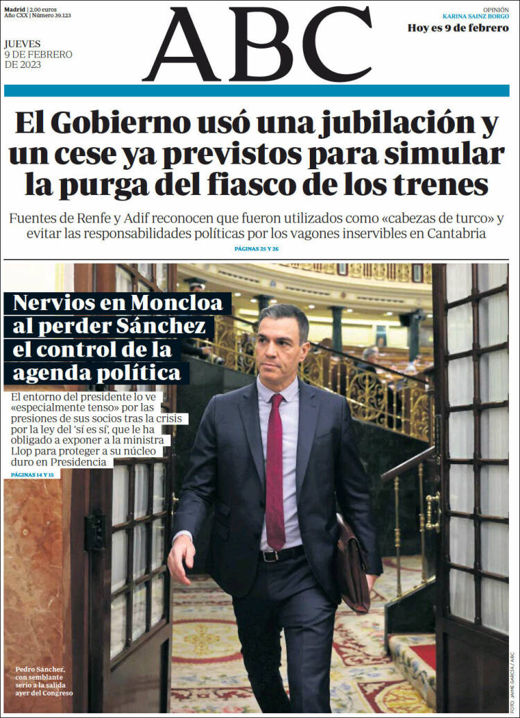 Portada de ABC (Espa&ntilde;a)
