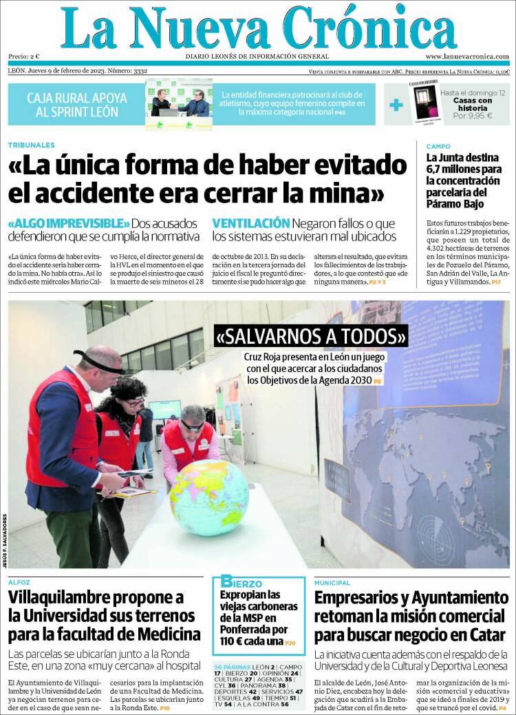 Portada de La Nueva Crónica (Espa&ntilde;a)