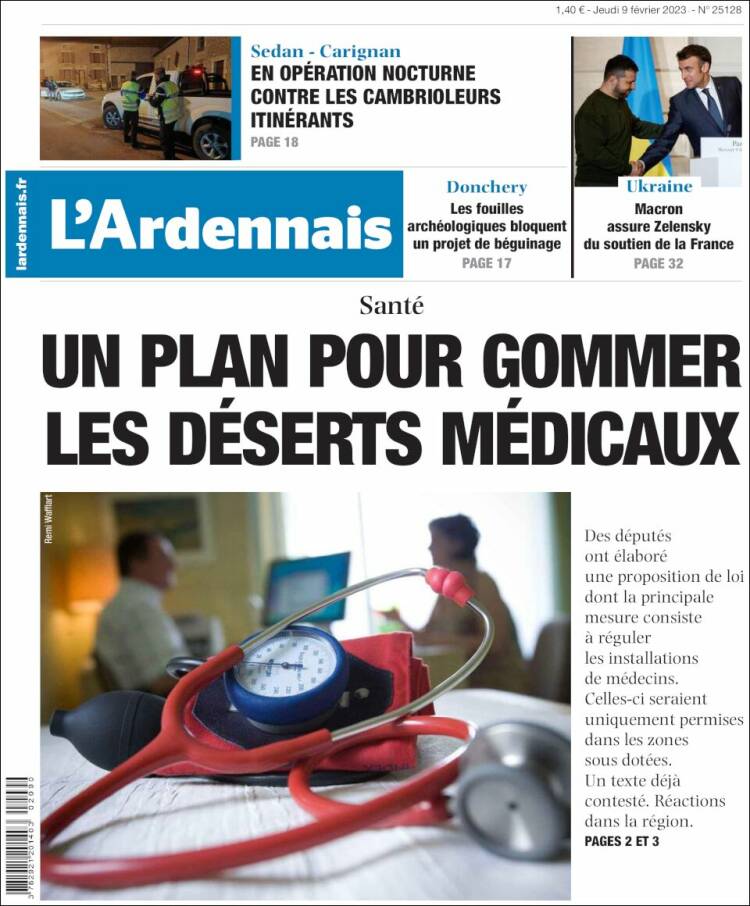 Portada de L'Ardenais (France)