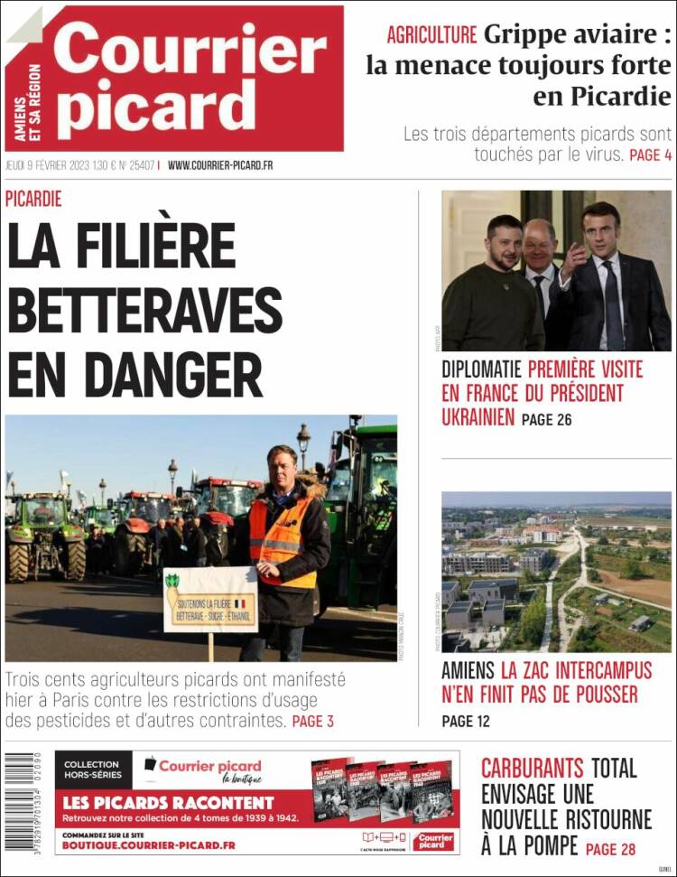 Portada de Courrier Picard (France)