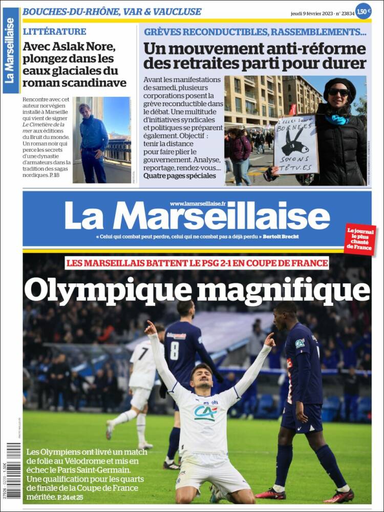 Portada de La Marseillaise (France)