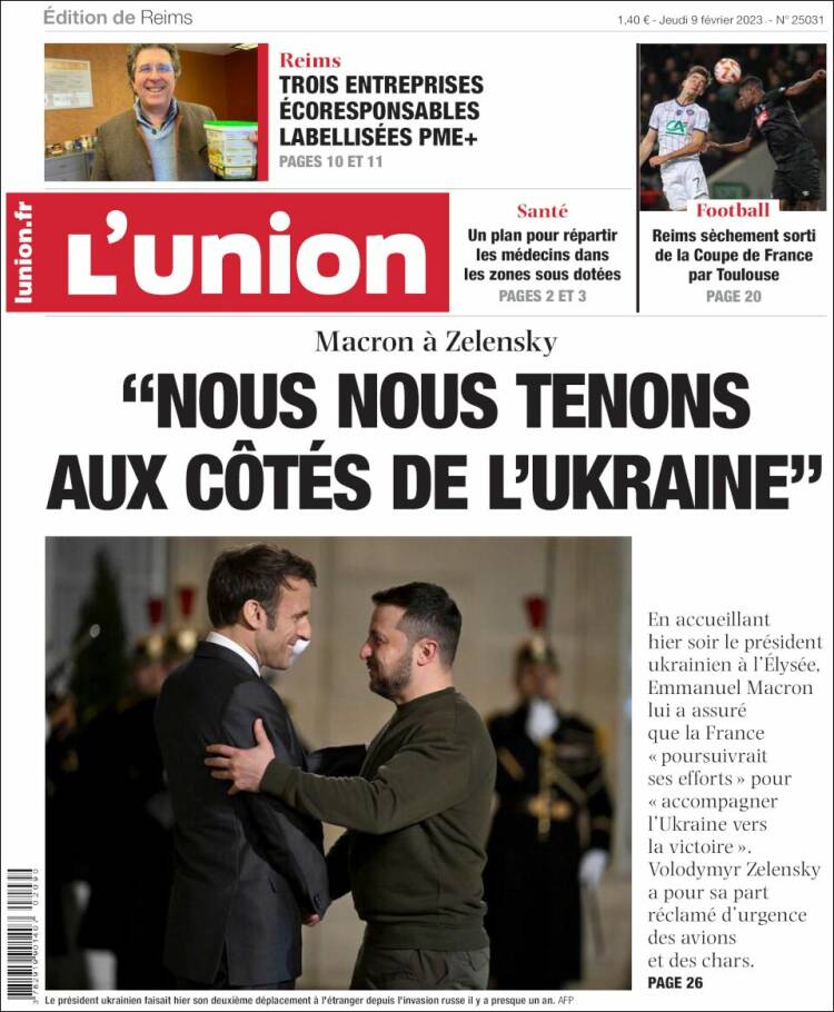 Portada de L'Union (France)