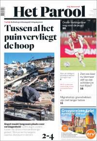 Portada de Het Parool (Pays-Bas)