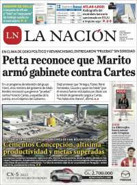 Portada de La Nación (Paraguay)