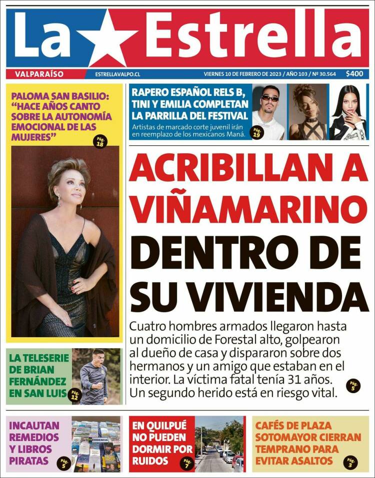 Portada de Estrella de Valparaiso (Chile)