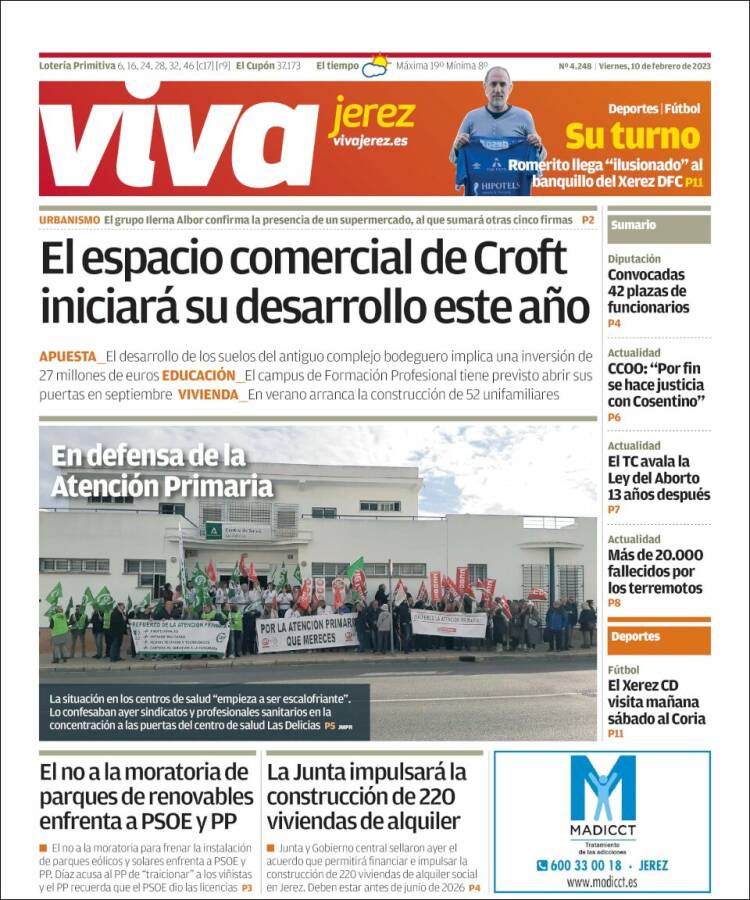 Portada de Información - Jerez (Spain)