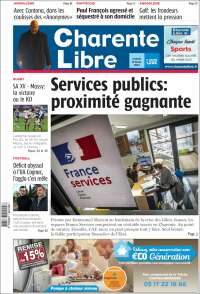 Portada de Charente Libre (France)