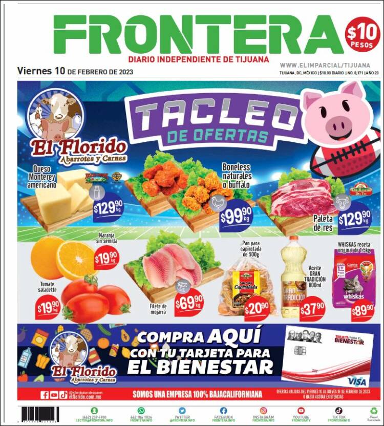 Portada de Frontera (México)