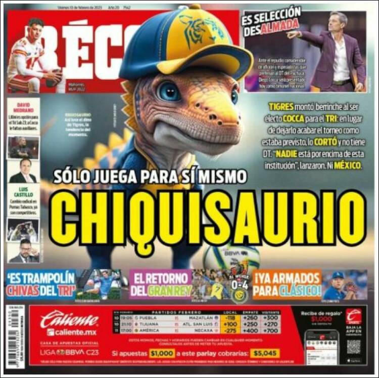 Portada de Record (México)