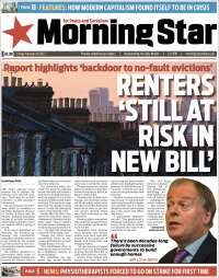 Portada de Morning Star (Royaume-Uni)