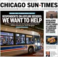 Portada de Chicago Sun-Times (USA)