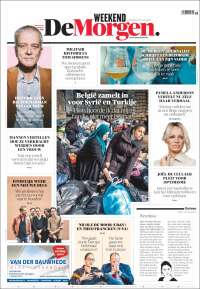 Portada de De Morgen (Belgique)