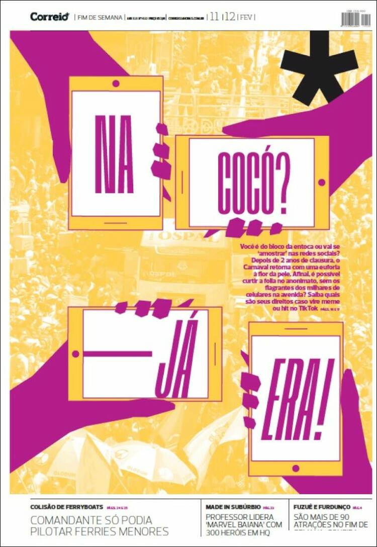 Portada de Correio* (Brasil)