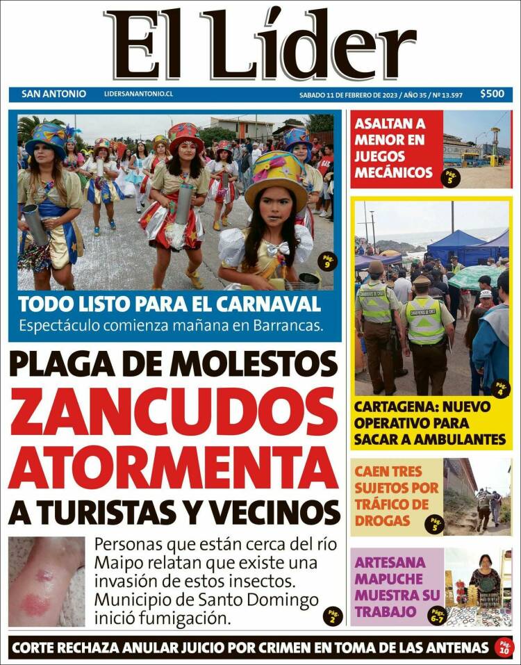 Portada de Lider de San Antonio (Chile)