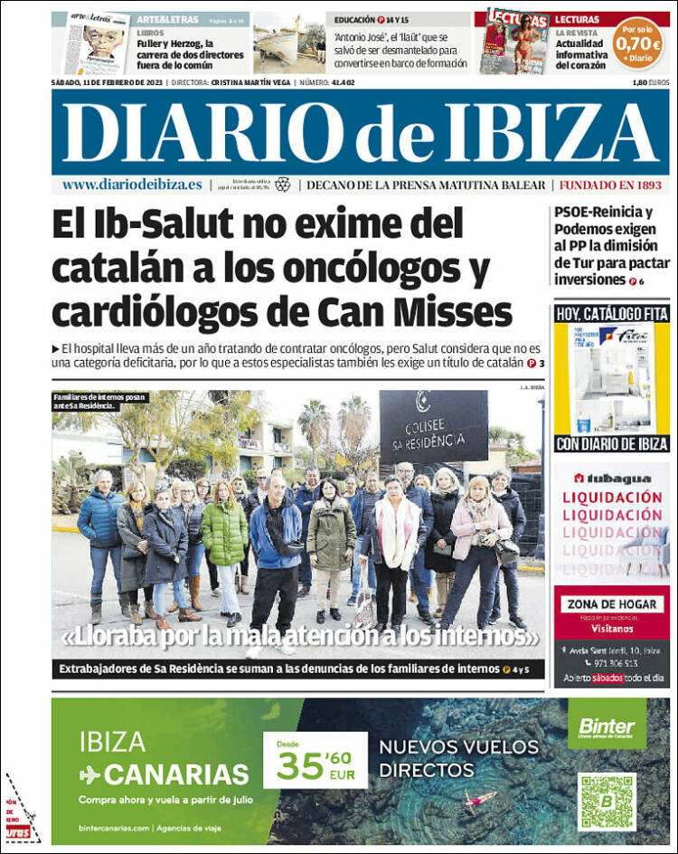 Portada de Diario de Ibiza (Spain)