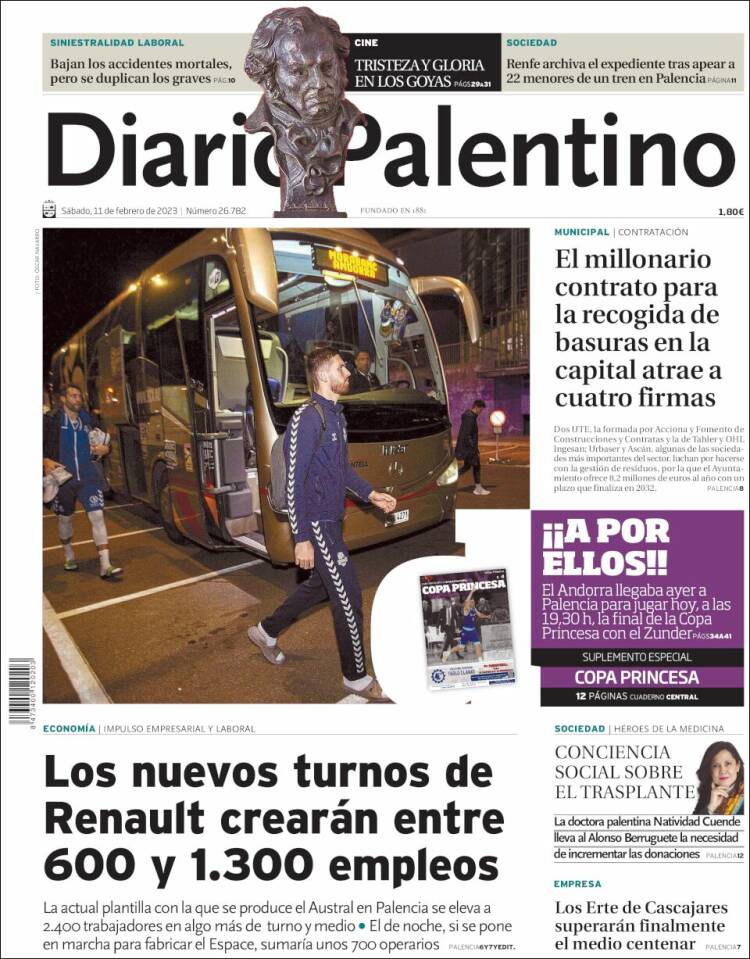 Portada de Diario Palentino (Spain)