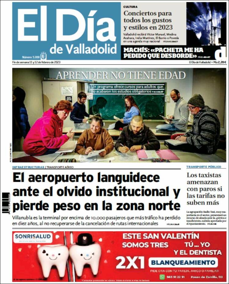 Portada de El Día de Valladolid (Spain)