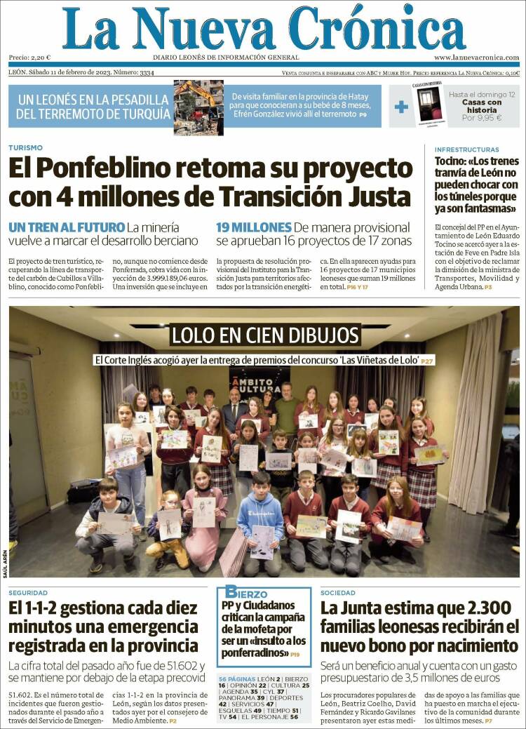 Portada de La Nueva Crónica (Spain)