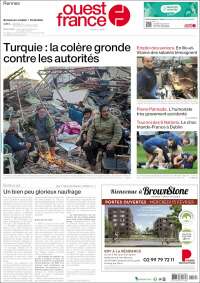 Portada de Ouest France (France)