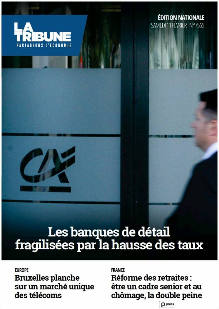 Portada de La Tribune (France)