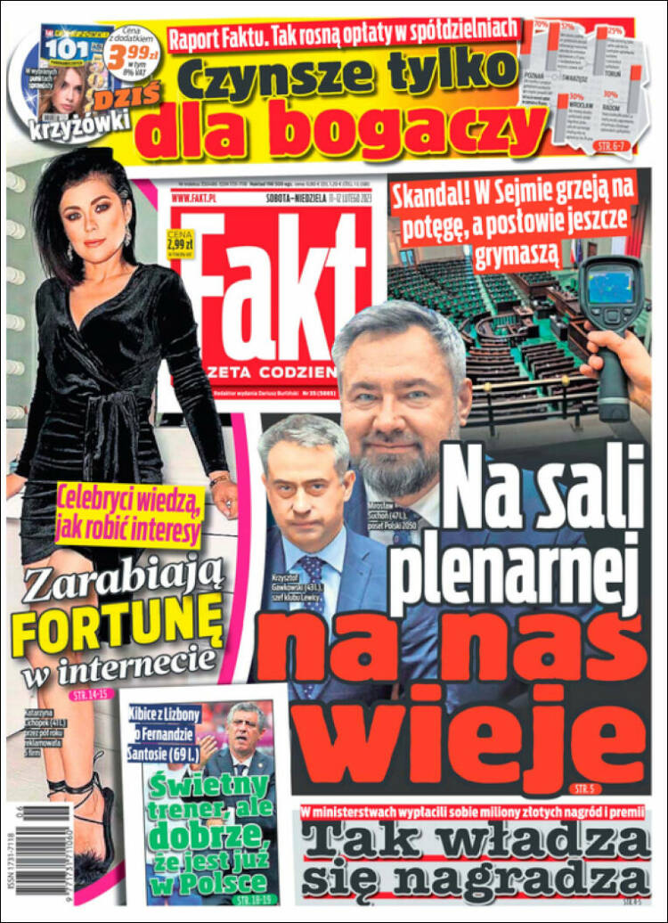 Portada de Fakt (Polonia)