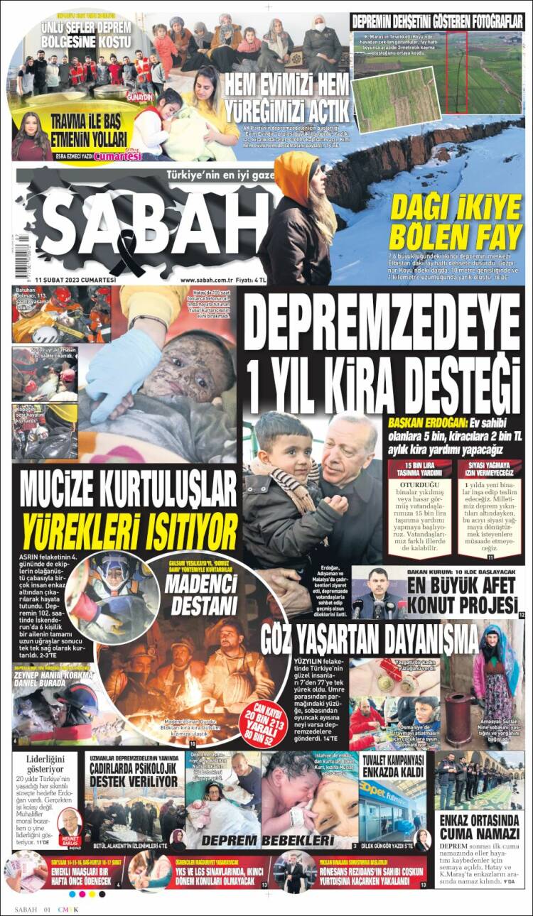 Portada de Sabah (Turqu&iacute;a)